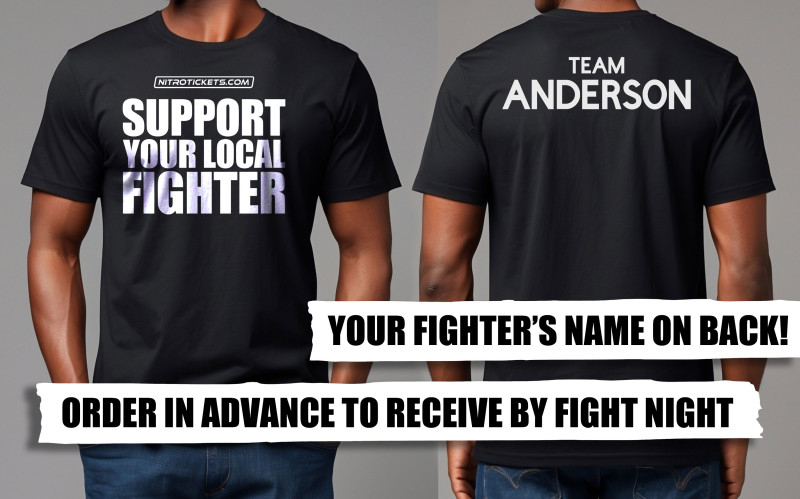 CUSTOM SUPPORT YOUR LOCAL FIGHTER SHIRT